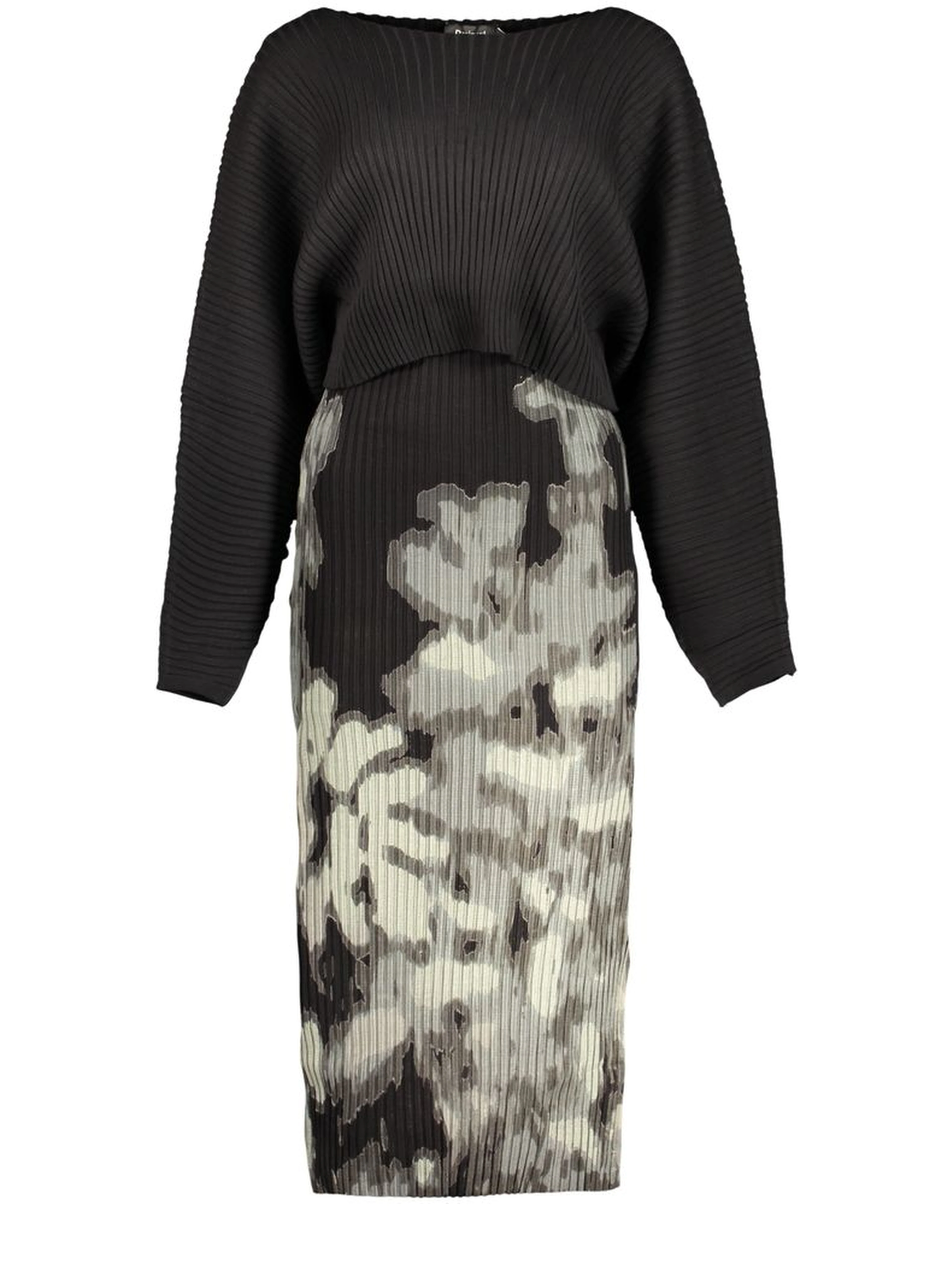 Black Viscose Womens Dress