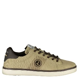 Beige Polyester Men's Sneaker