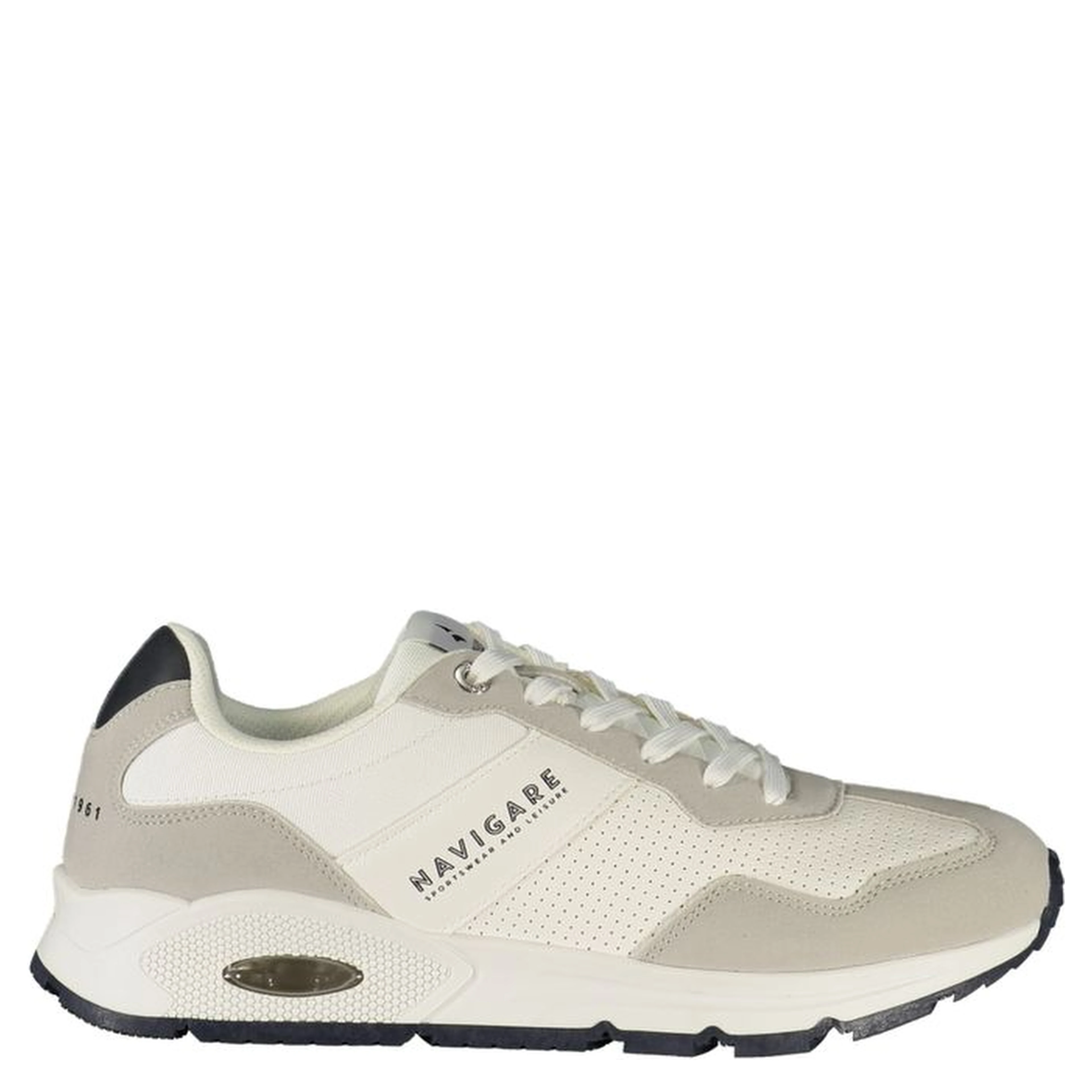 Bianco Polyester Uomo Sneaker