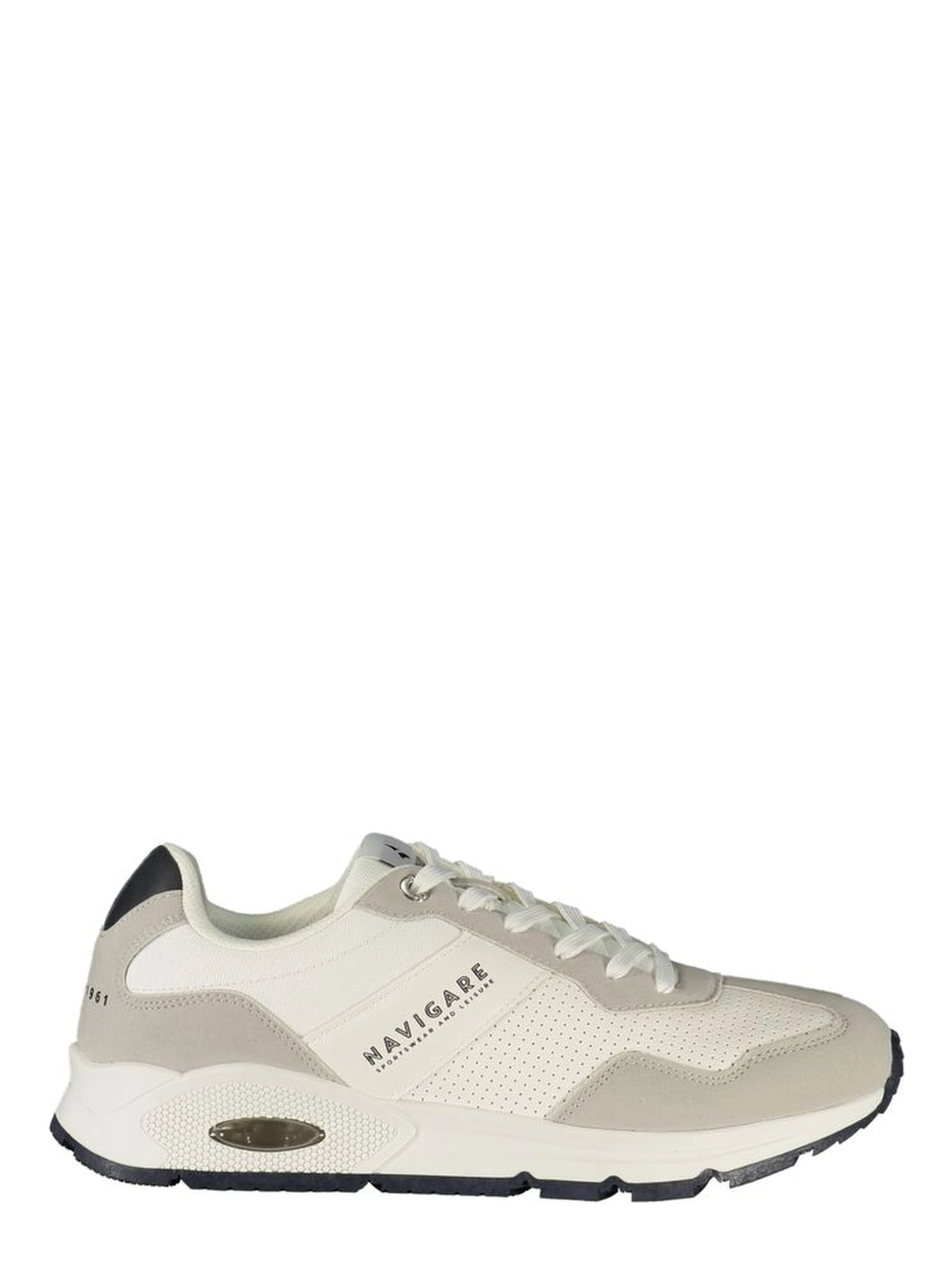Bianco Polyester Uomo Sneaker