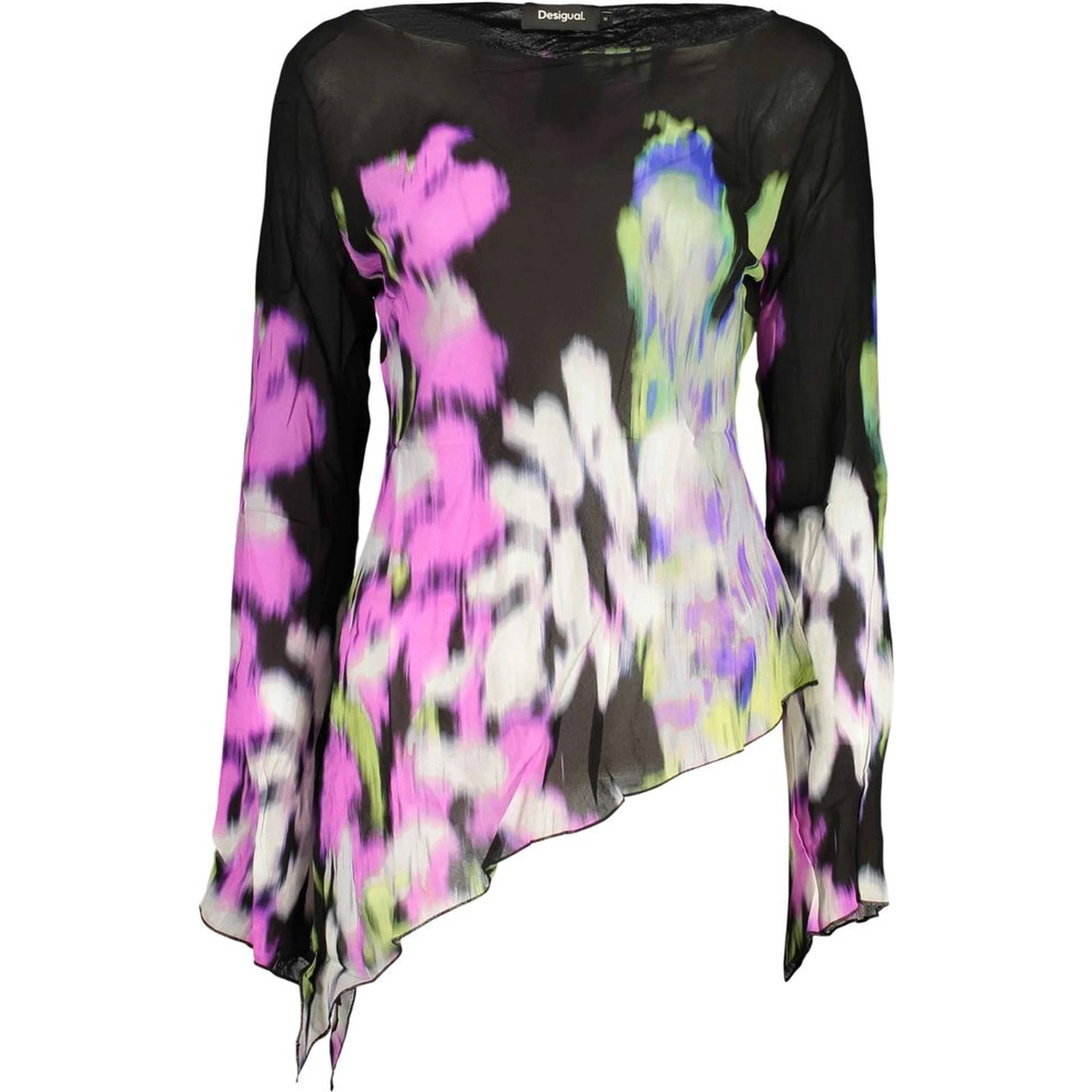 Black Viscose Women's T-Shirt