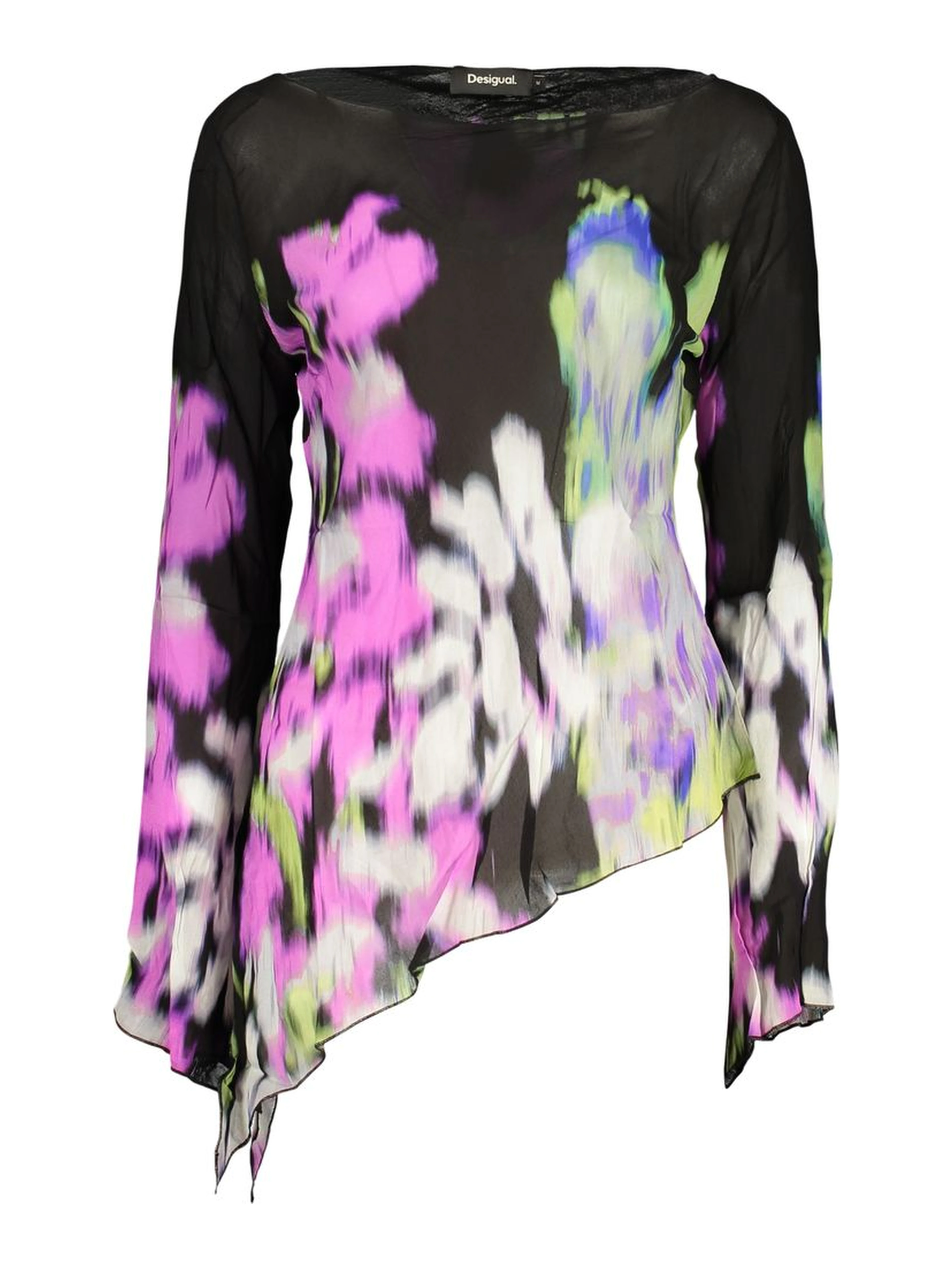 Black Viscose Women's T-Shirt