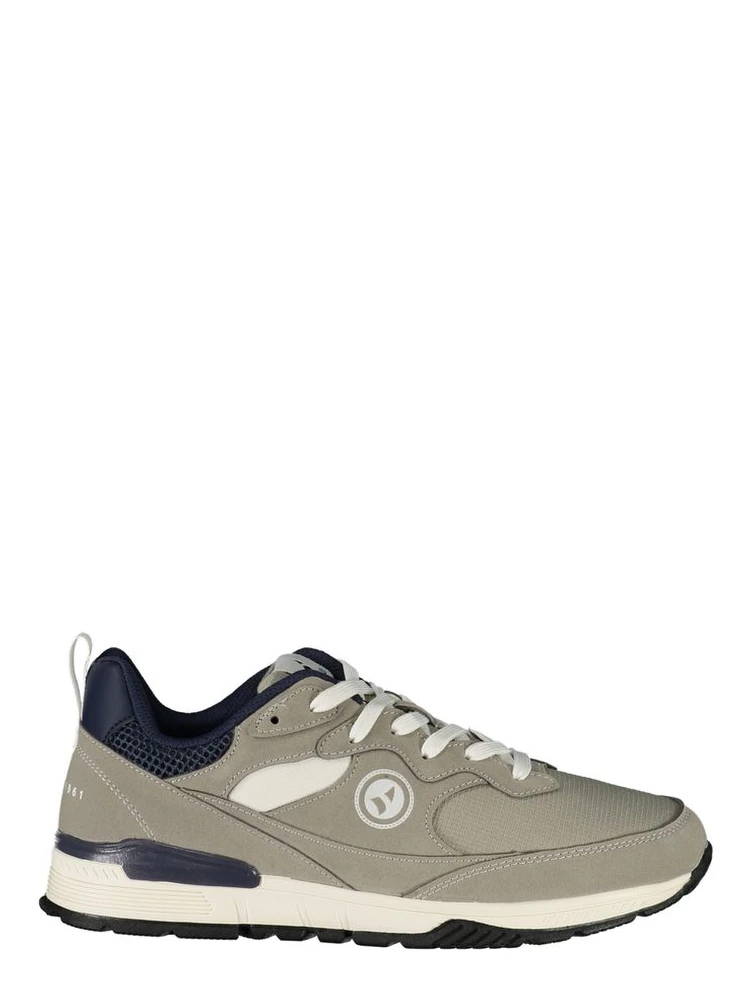 Grigio Polyester Mens Sneaker