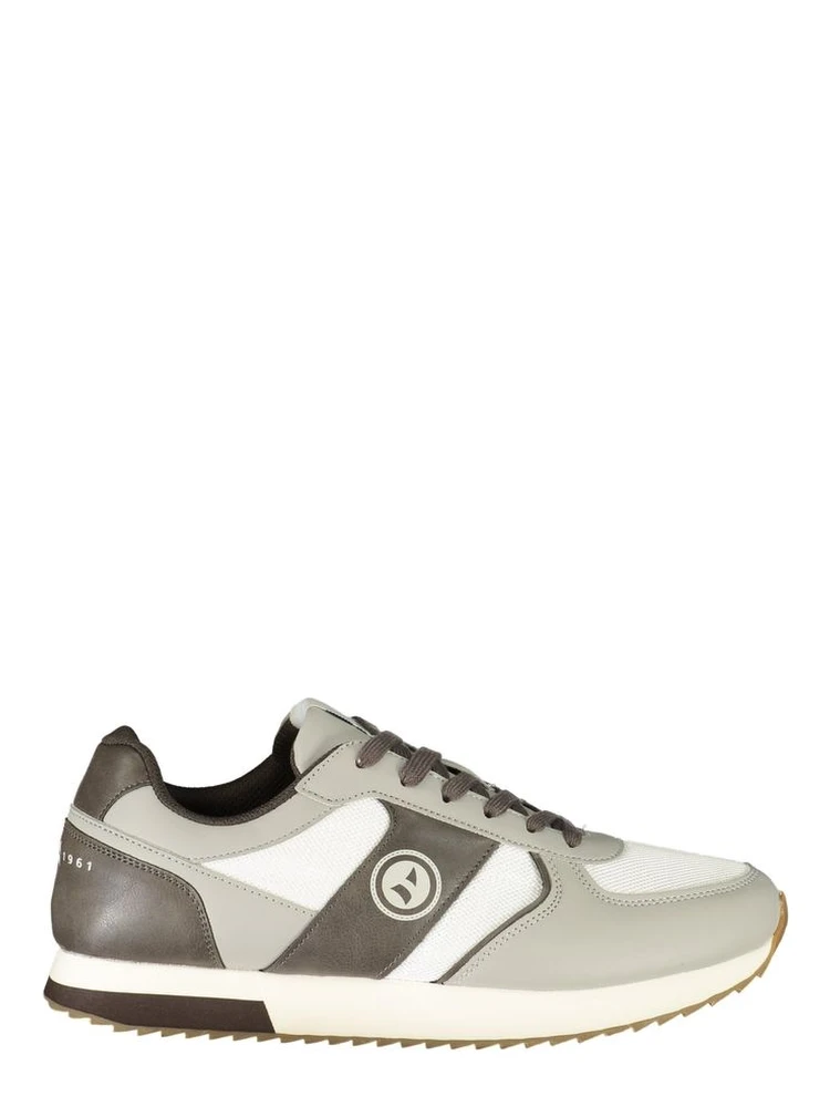 White Polyester Men's Sneaker
