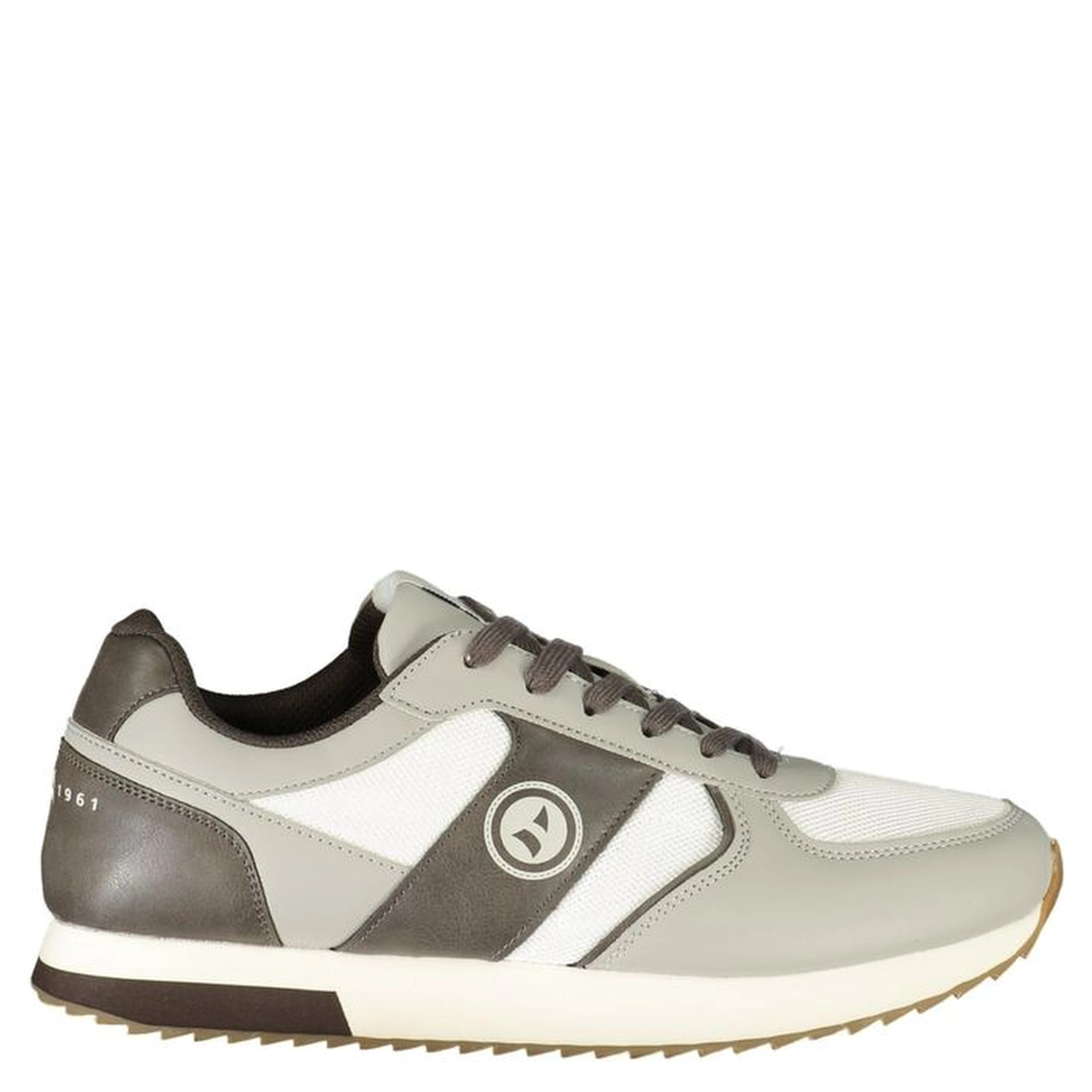 White Polyester Men's Sneaker