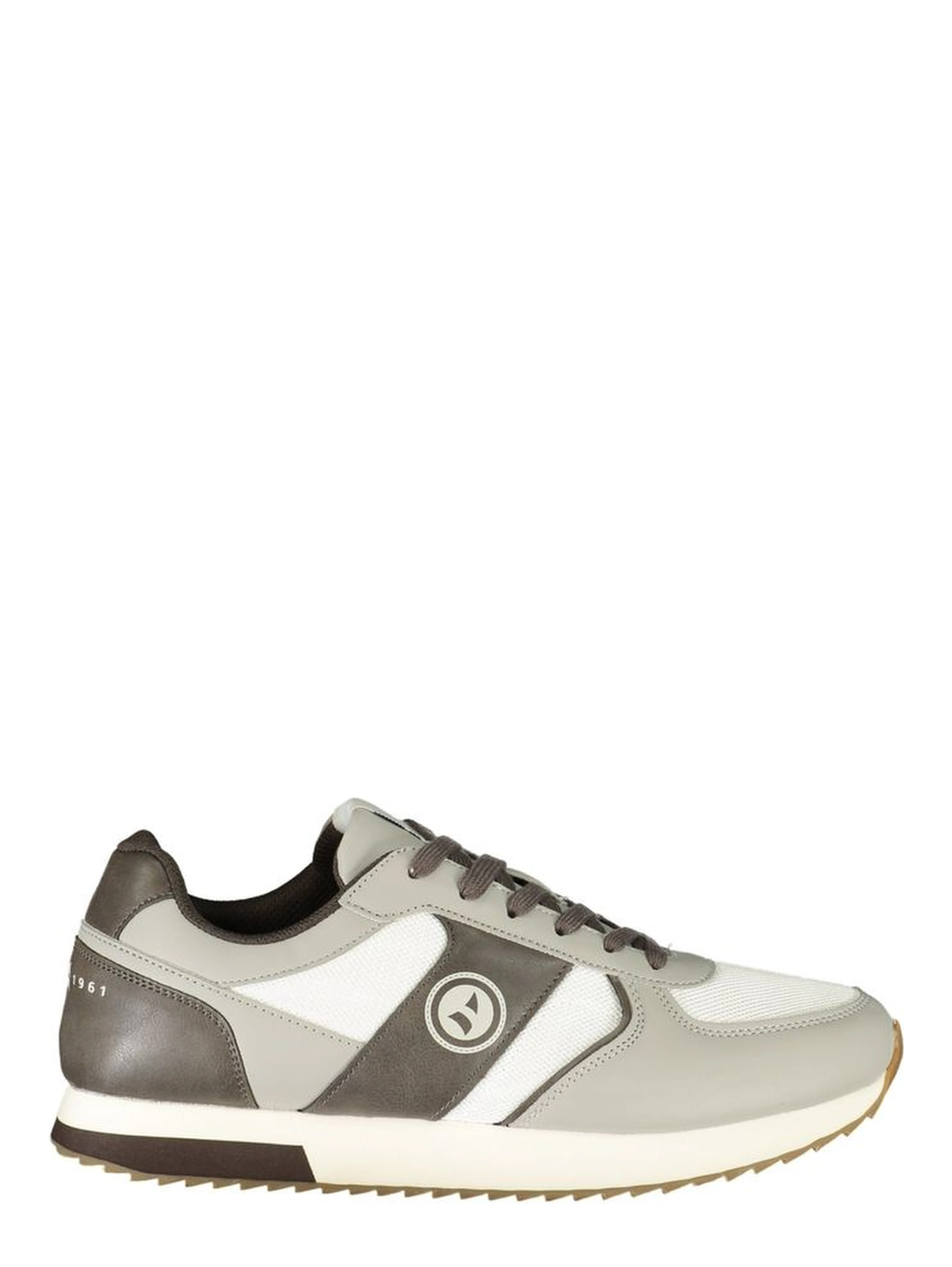 White Polyester Men's Sneaker