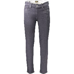 Blue Cotton Men's Jeans