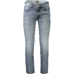 Blue Cotton Men's Jeans