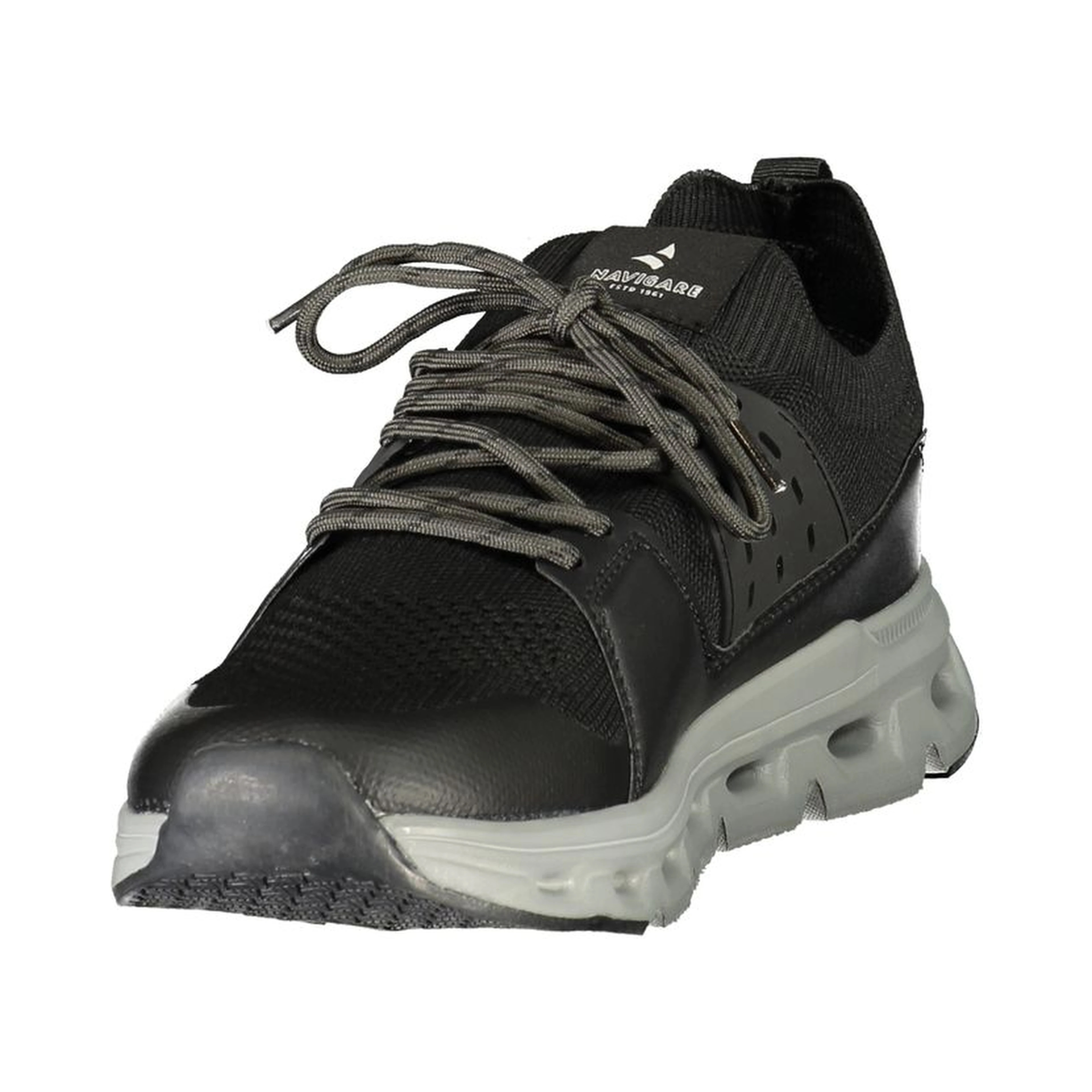 Nero Polyester Men's Sneaker