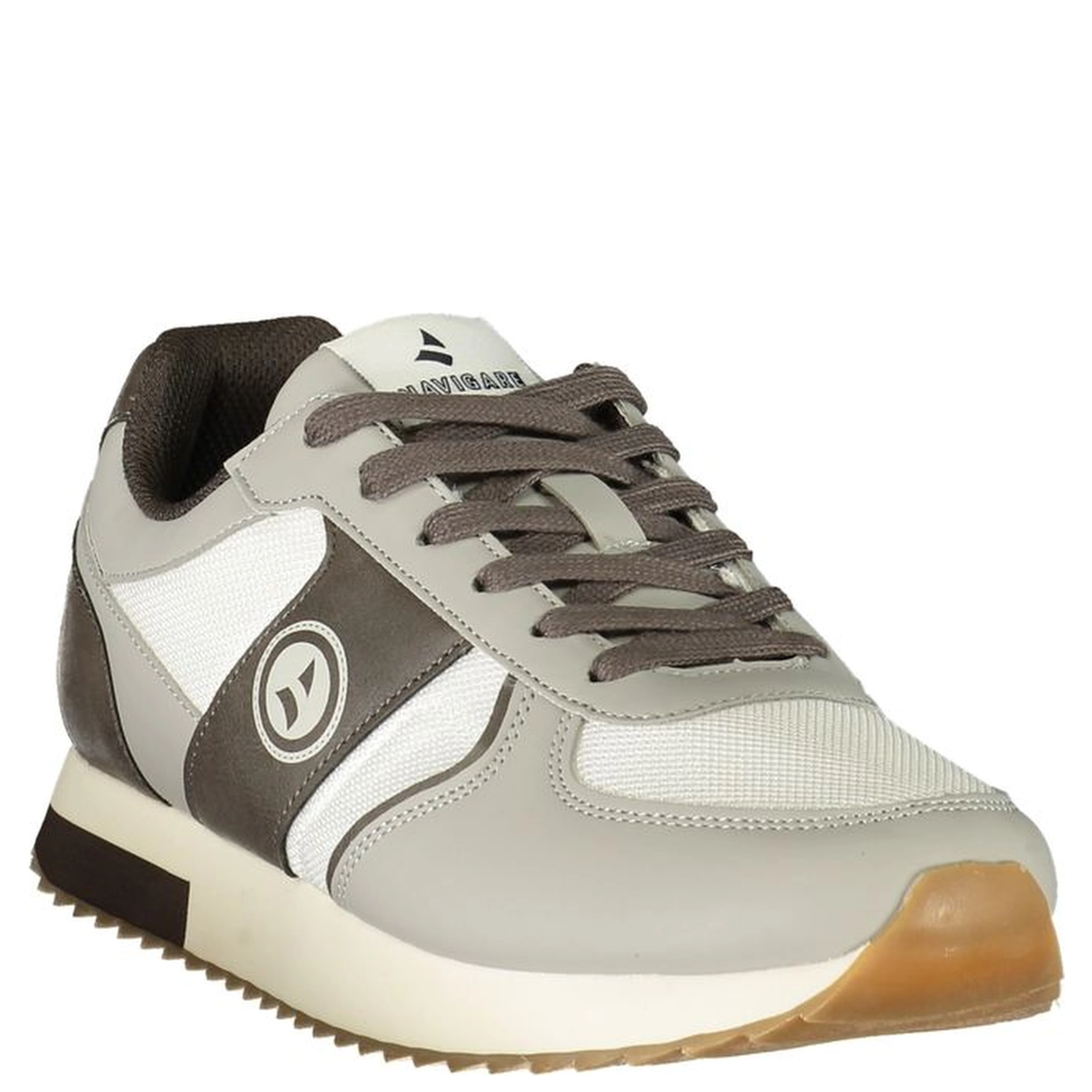 White Polyester Men's Sneaker