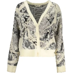 White Viscose Women Sweater
