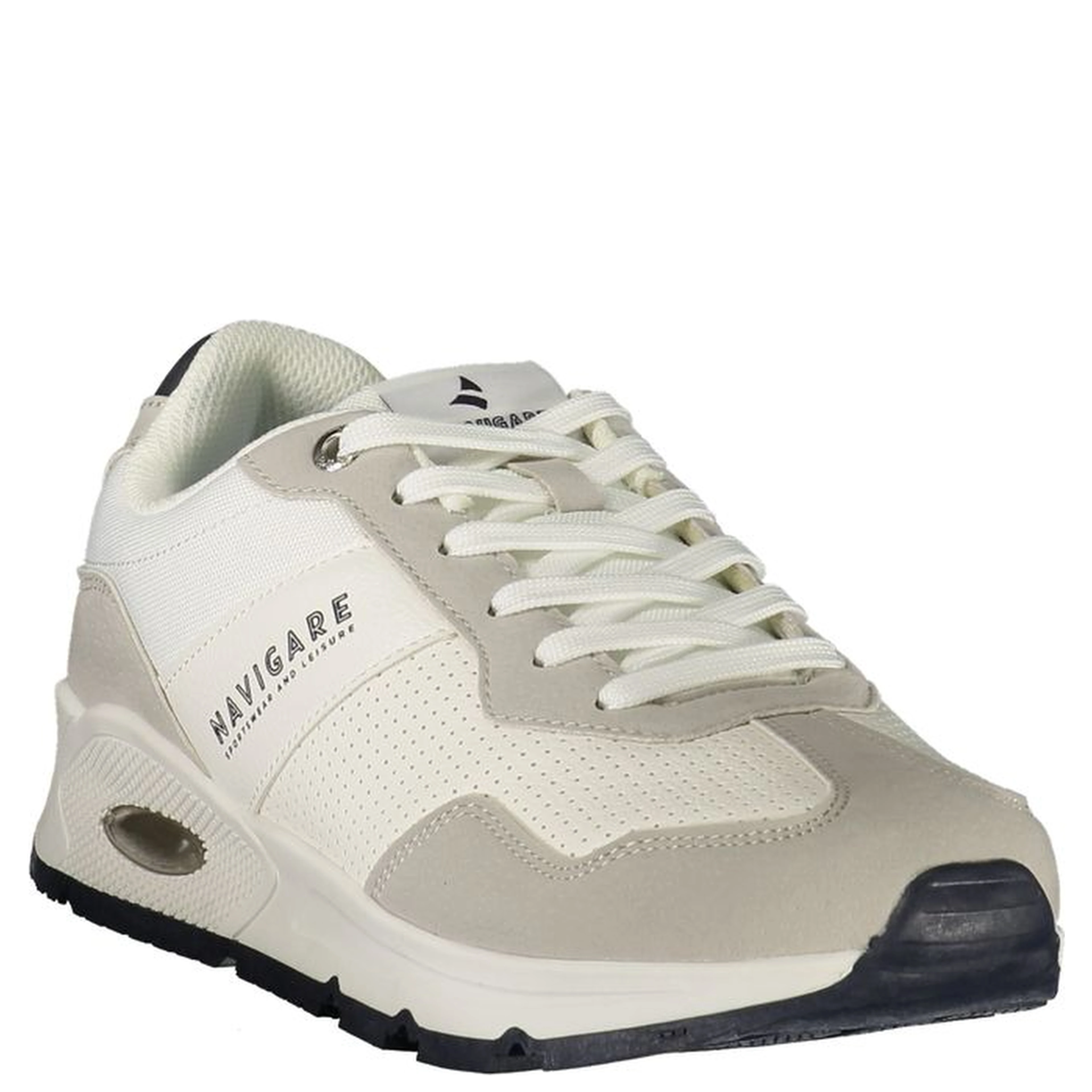 Bianco Polyester Uomo Sneaker