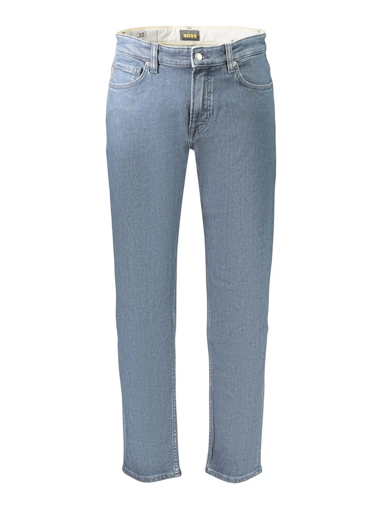 Blue Cotton Men's Jeans
