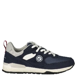 Blue Polyester Men's Sneaker