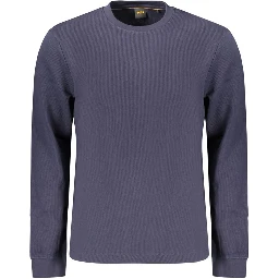 Blue Cotton Mens Shirt