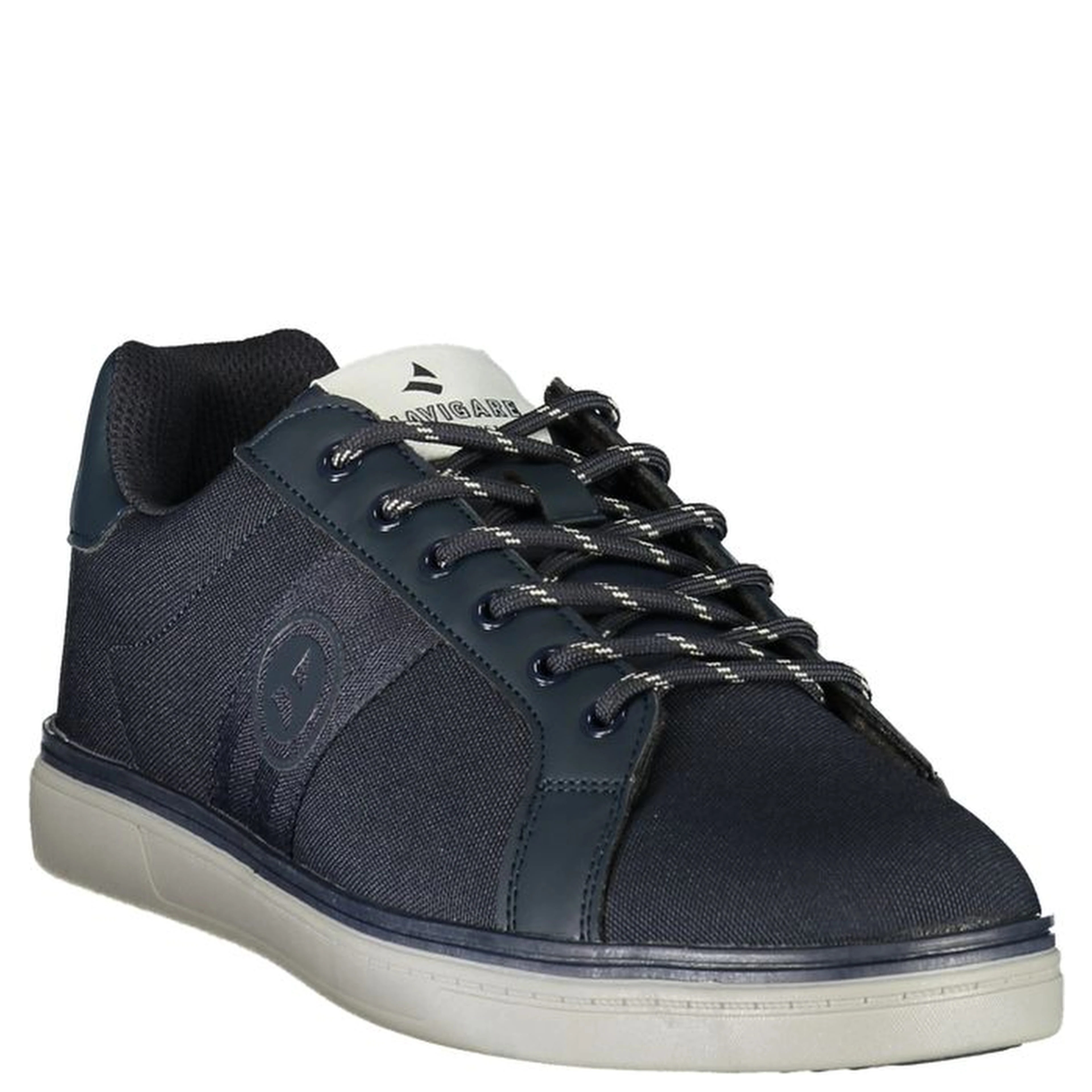 Blue Polyester Men's Sneaker