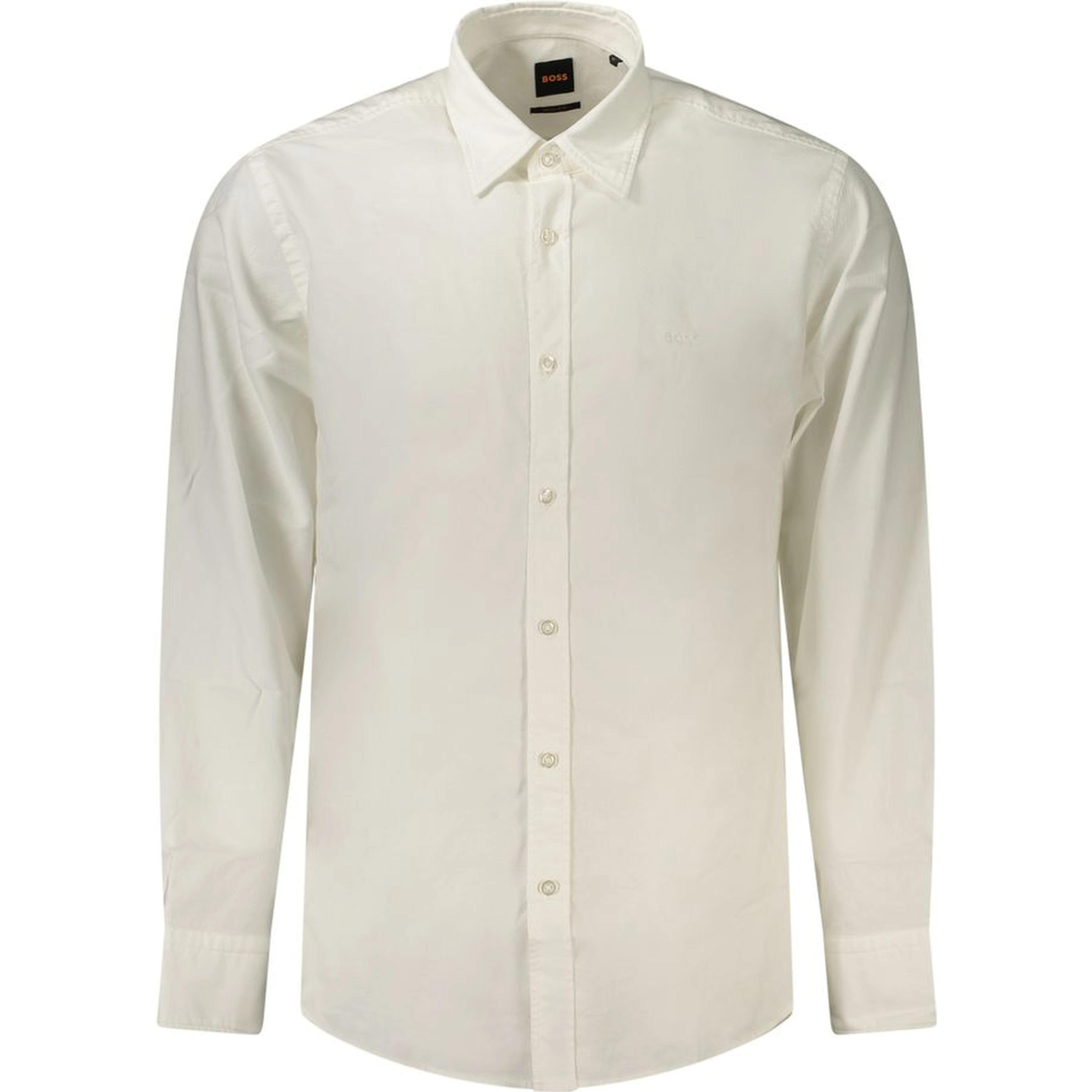 White Cotton Men's Shirt