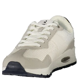 Bianco Polyester Uomo Sneaker