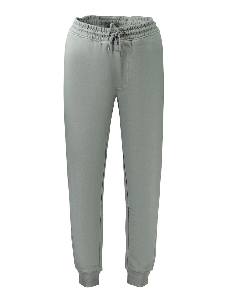 Green Cotton Men's Trouser