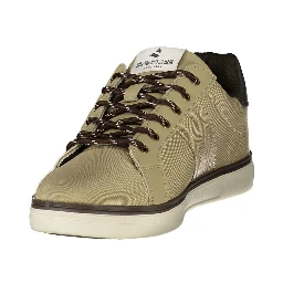 Beige Polyester Men's Sneaker