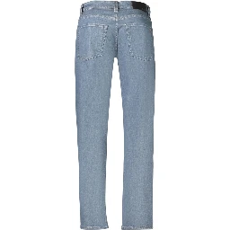 Blue Cotton Men's Jeans