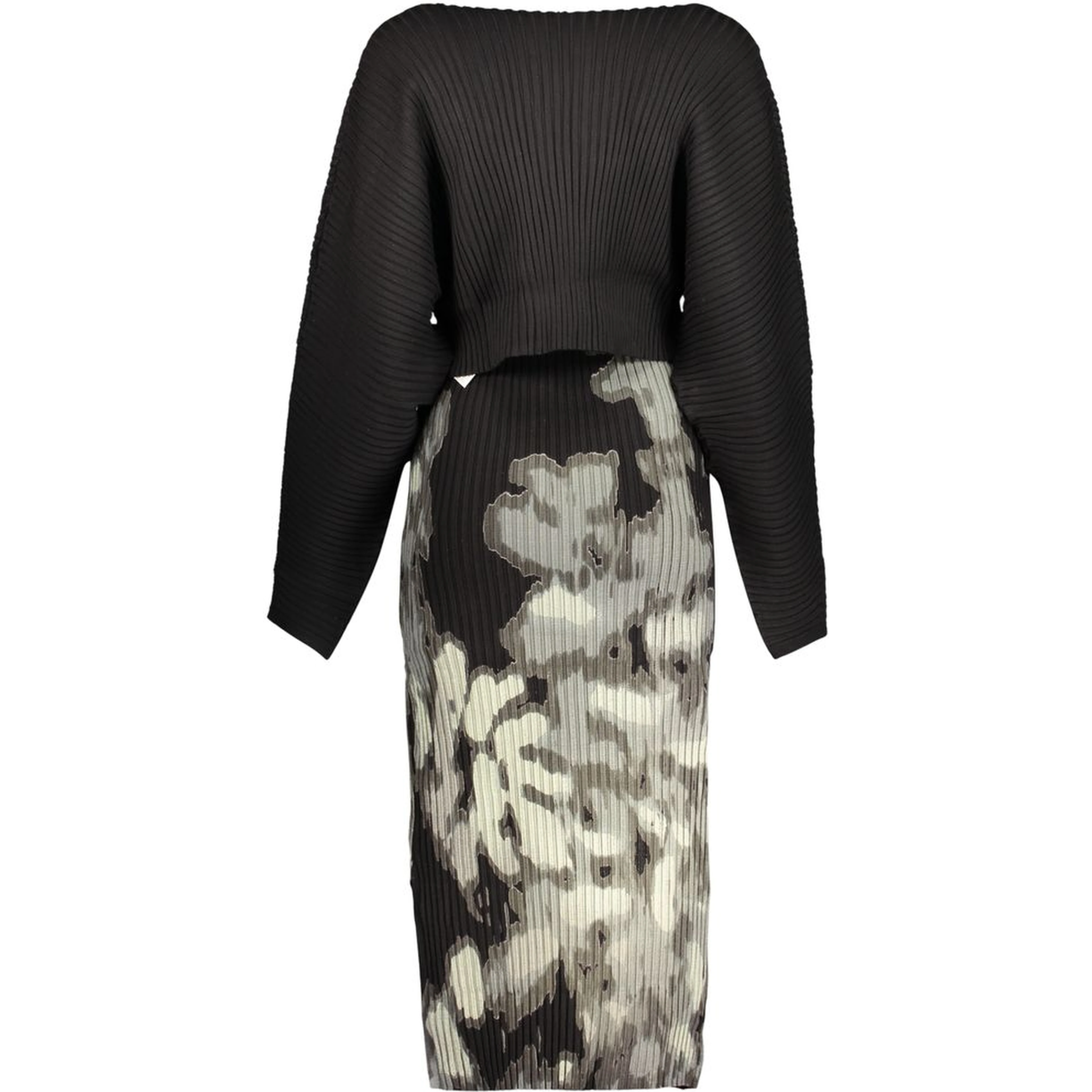 Black Viscose Womens Dress