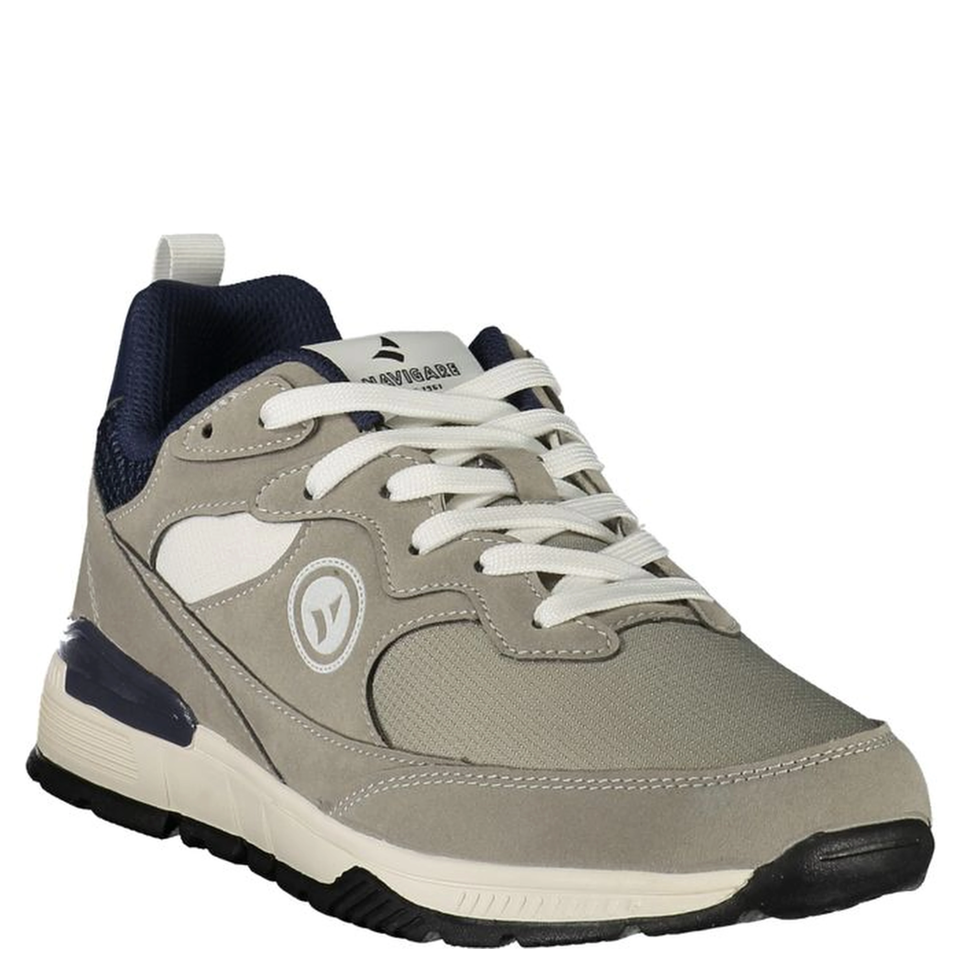 Grigio Polyester Mens Sneaker