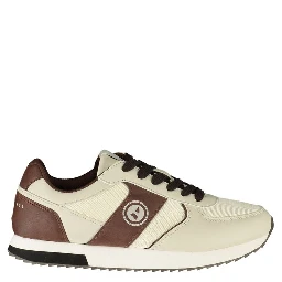 White Polyurethane Men's Sneaker