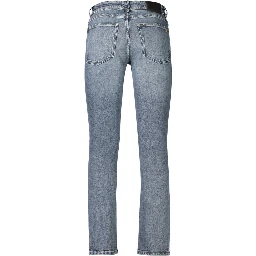 Blue Cotton Men's Jeans