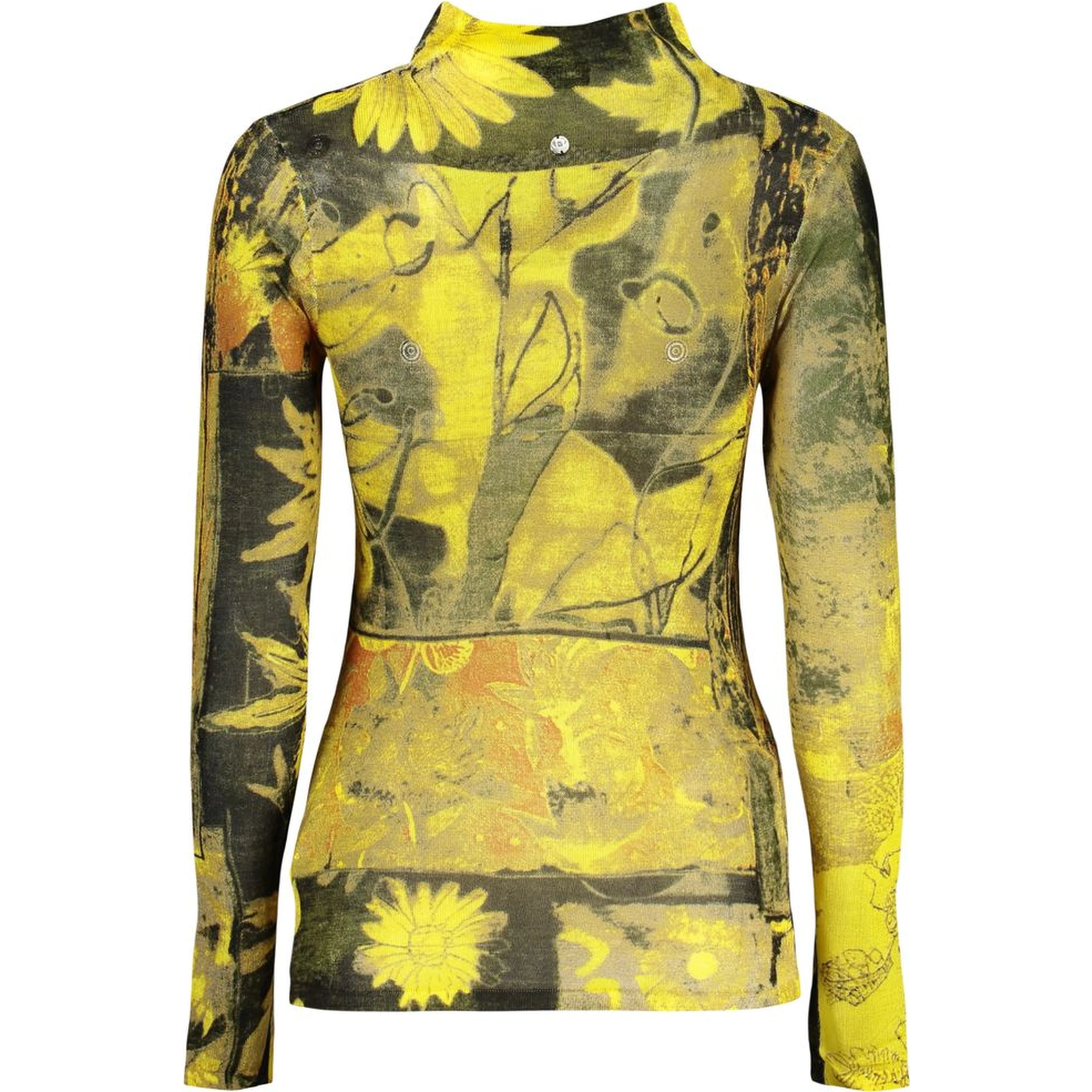 Yellow Viscose Women's Top