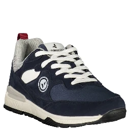 Blue Polyester Men's Sneaker