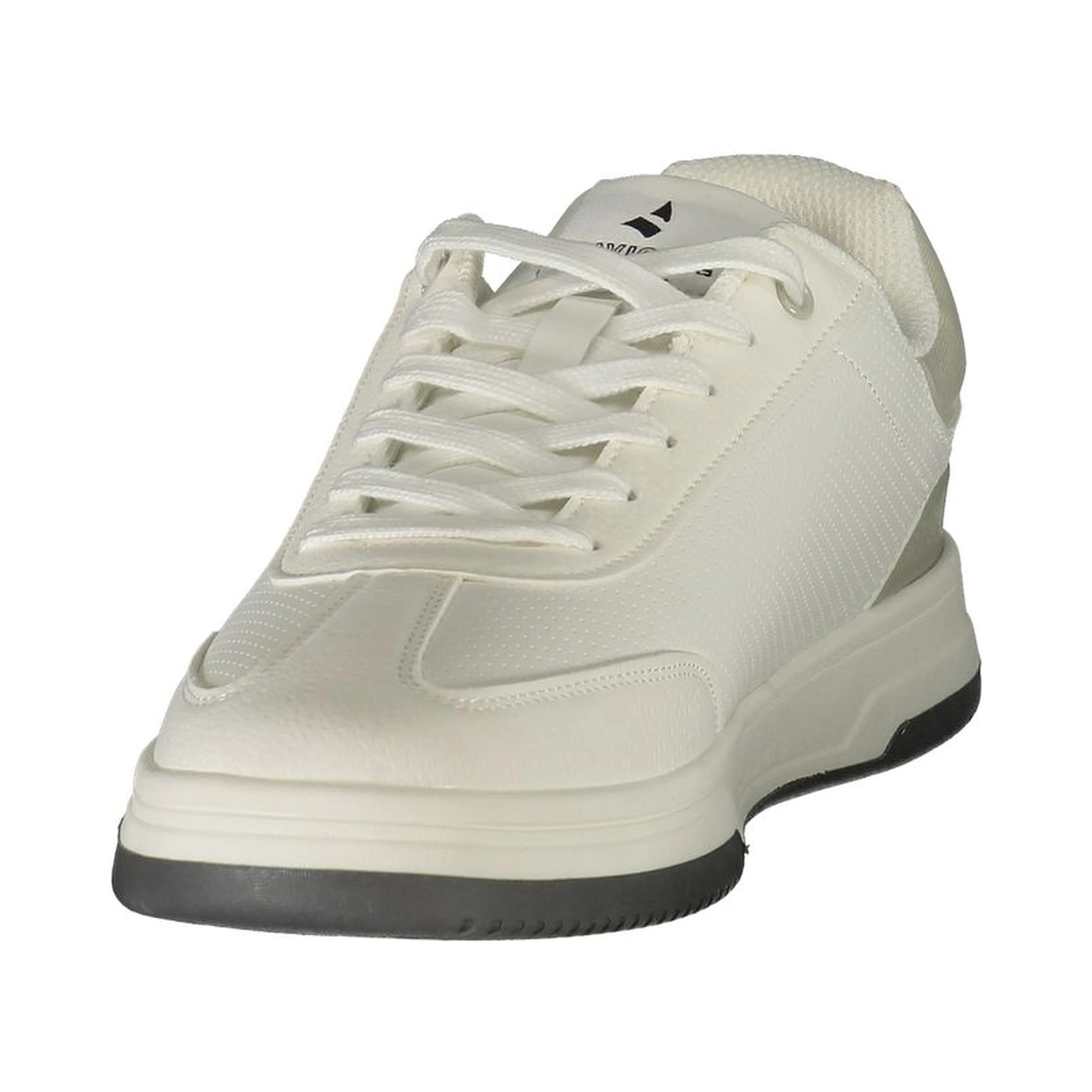 White Polyester Men's Sneaker