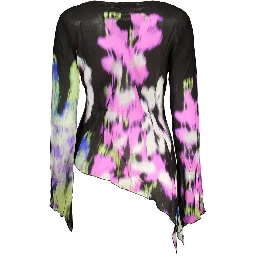 Black Viscose Women's T-Shirt