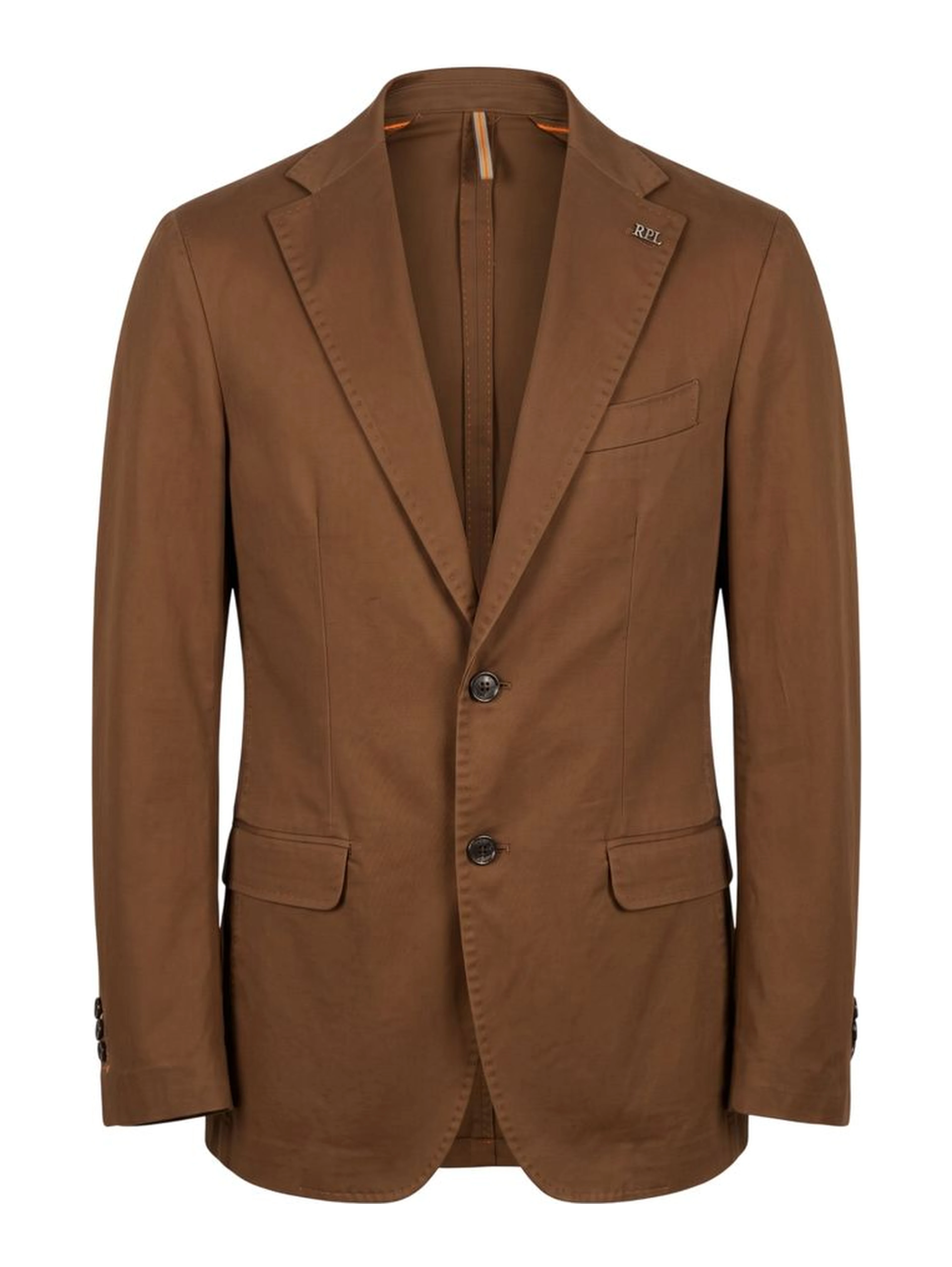 Brown Cotton Men's Jacket