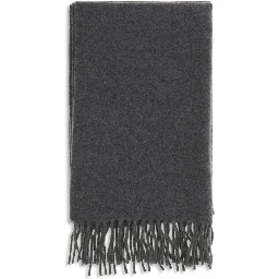 Gray Cashmere Scarf