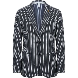 Blue Cotton Men's Jacket