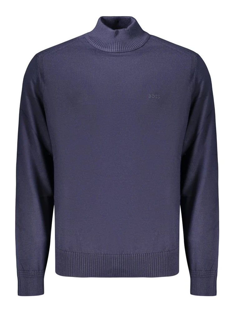 Blue Wool Men's Sweater