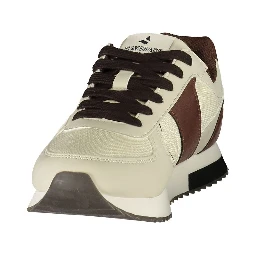 White Polyurethane Men's Sneaker