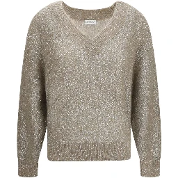 Beige Polyamide Sweatshirt
