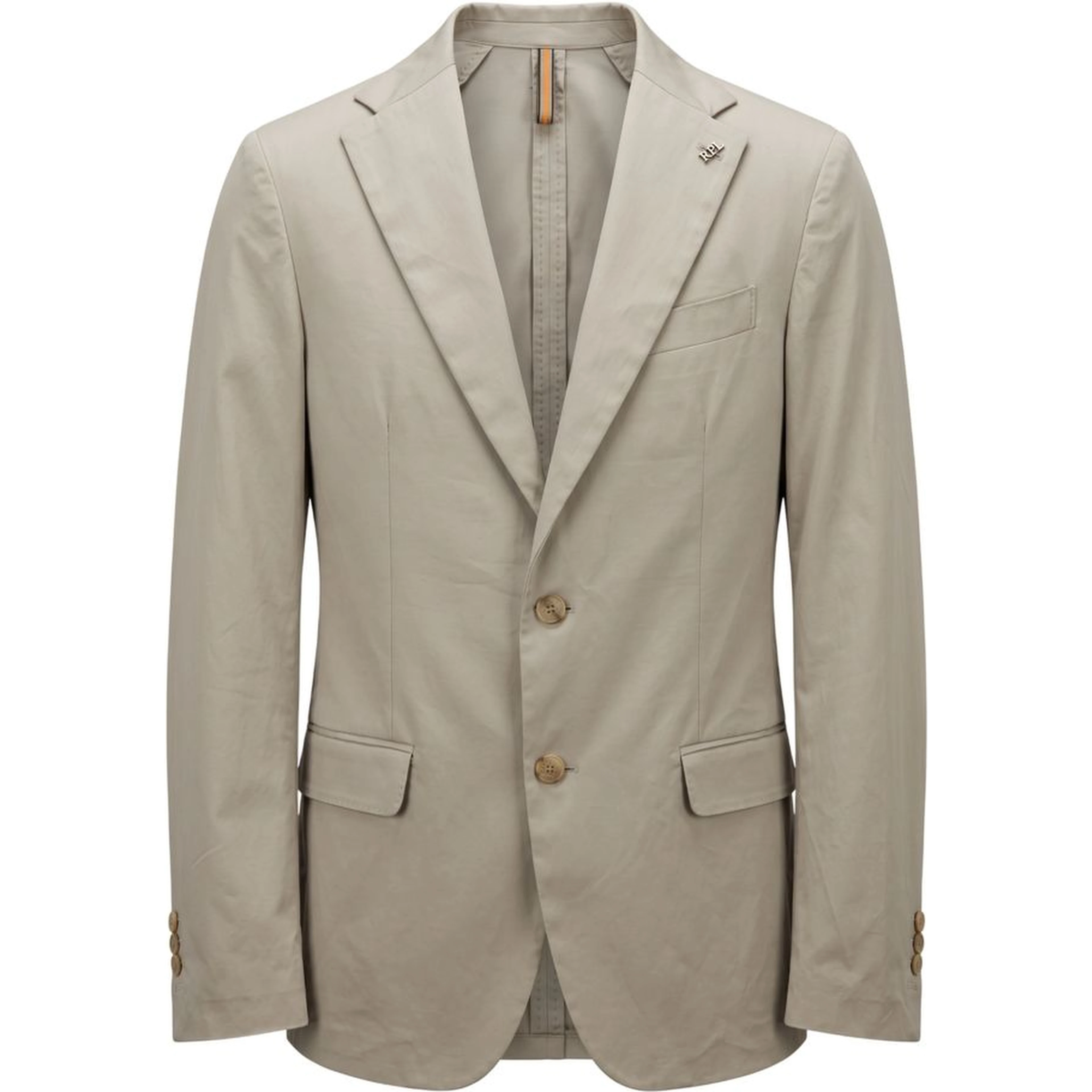Beige Cotton Men's Jacket