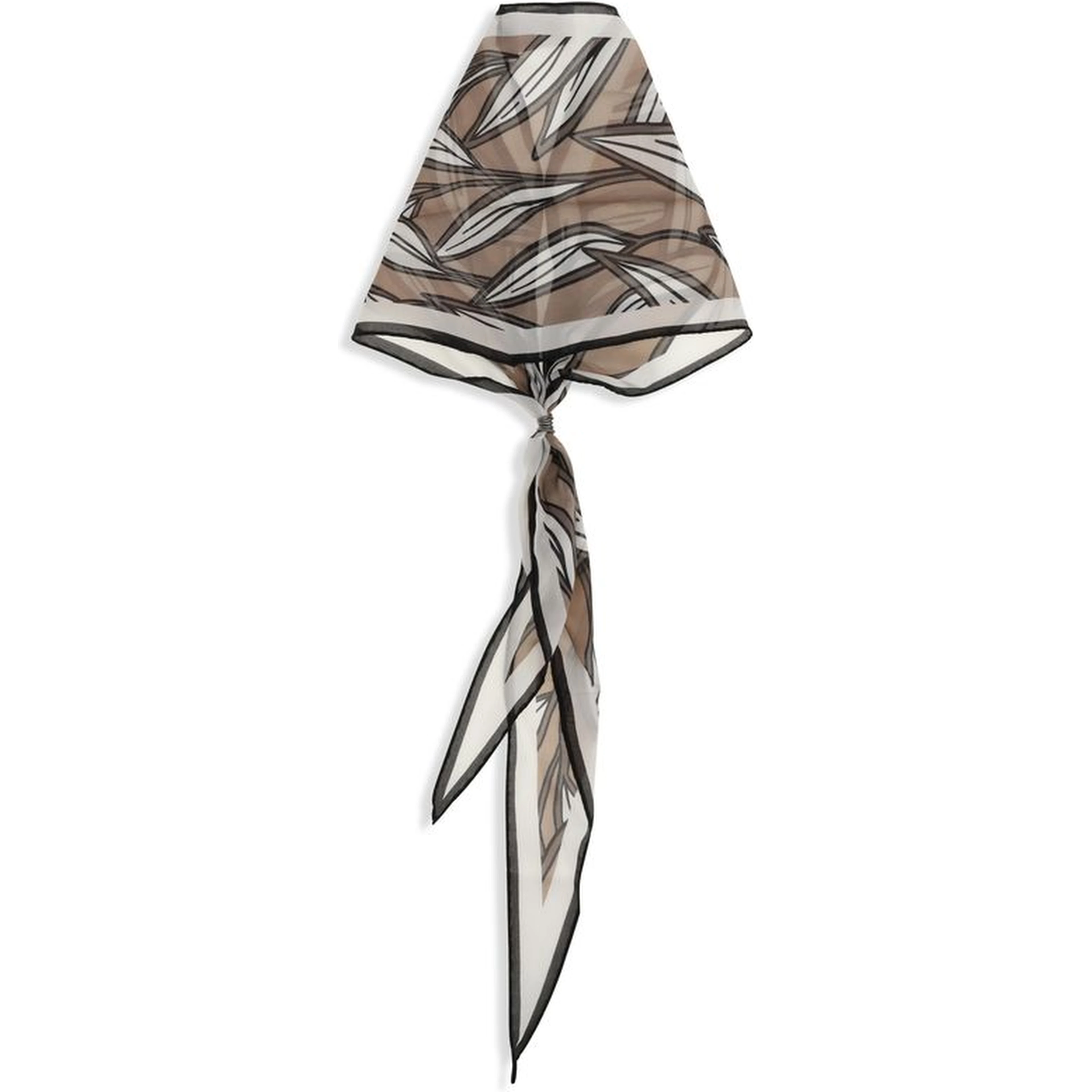 Beige Silk Foulard