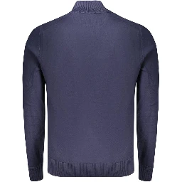 Blue Wool Men's Sweater