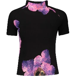 Black Elastane T-Shirt