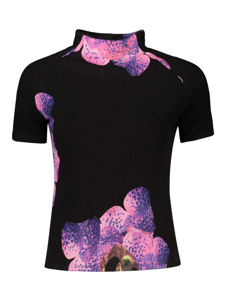 Black Elastane T-Shirt