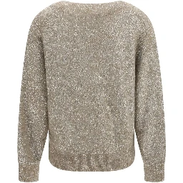 Beige Polyamide Sweatshirt