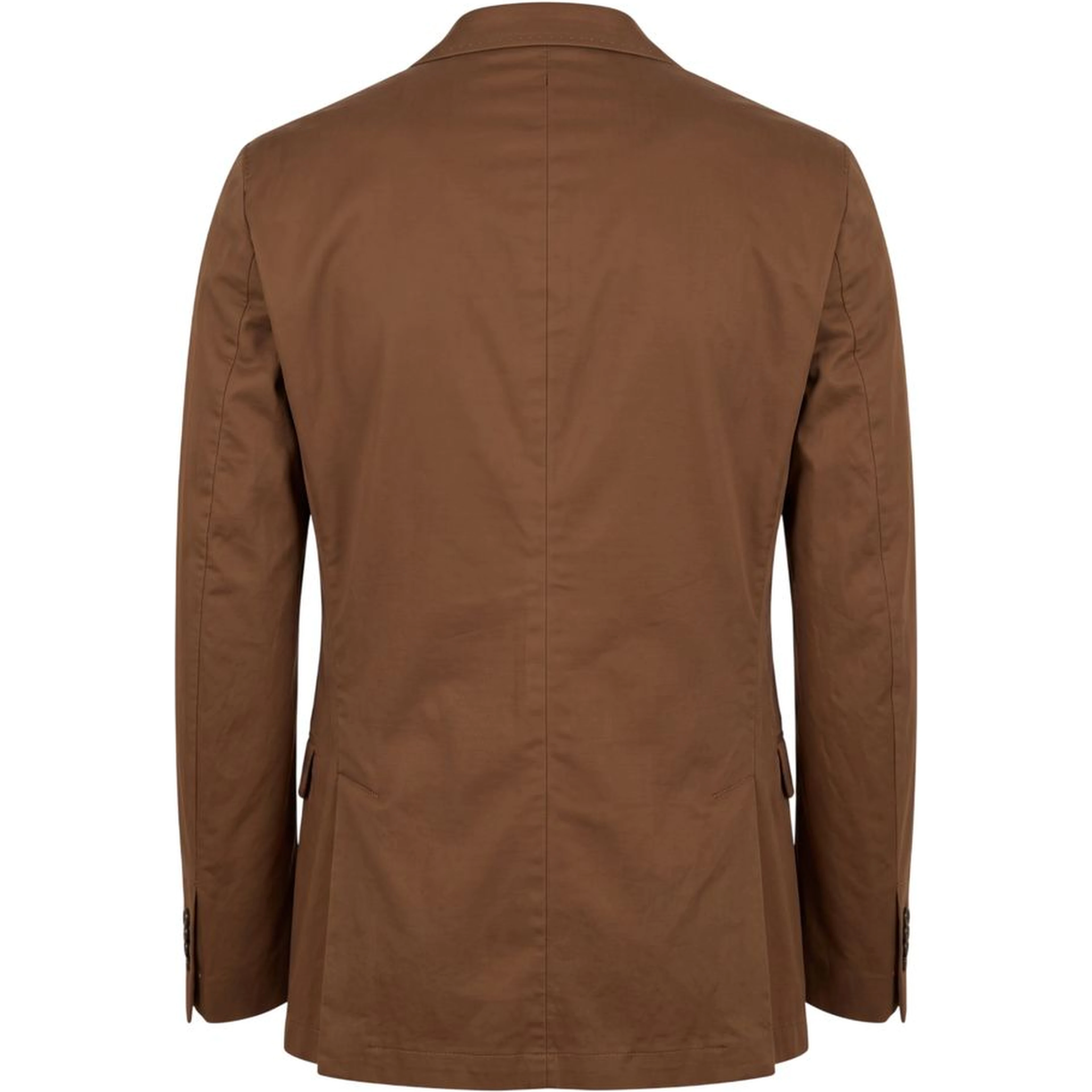 Brown Cotton Men's Jacket