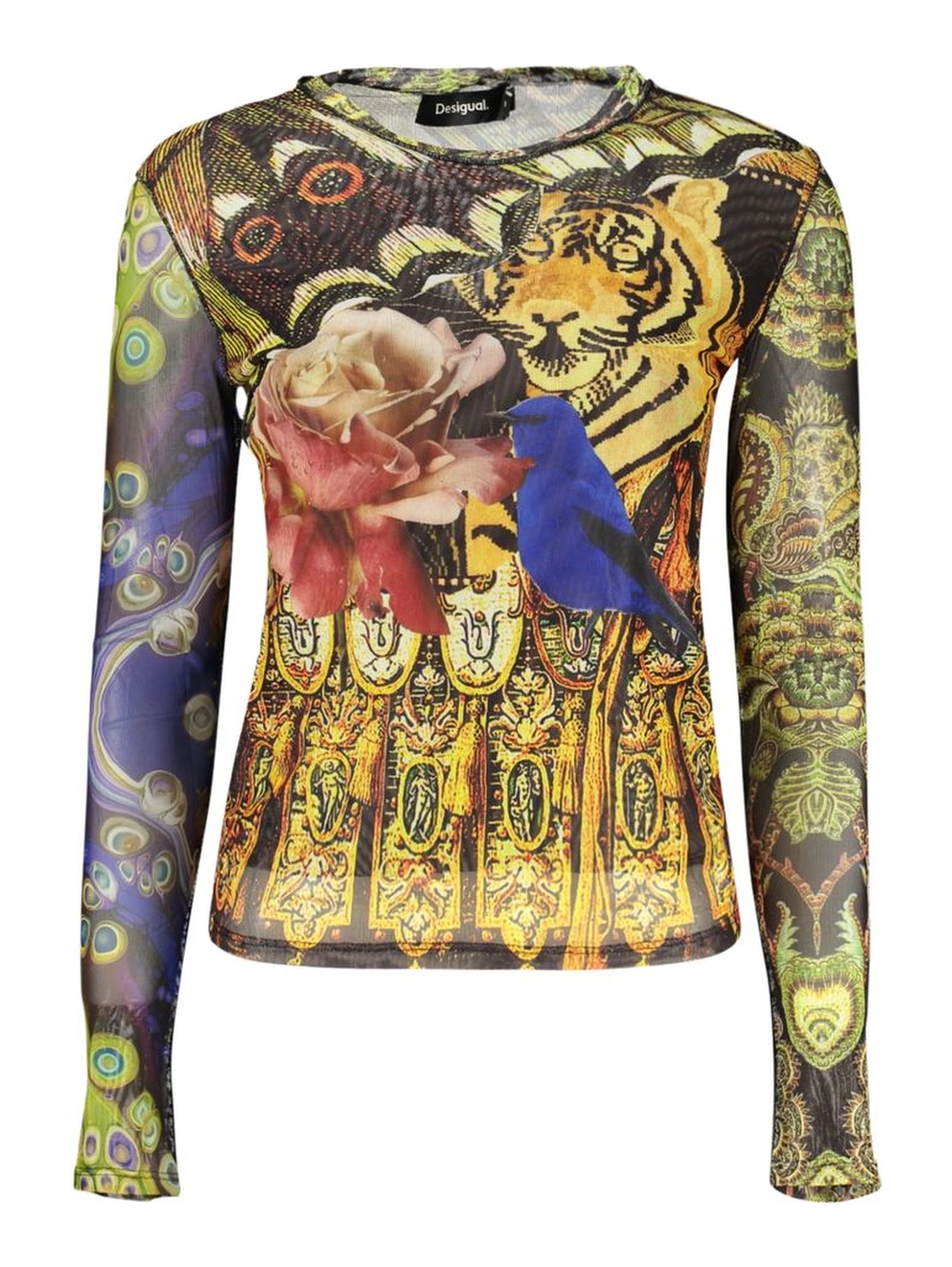 Yellow Polyester T-Shirt