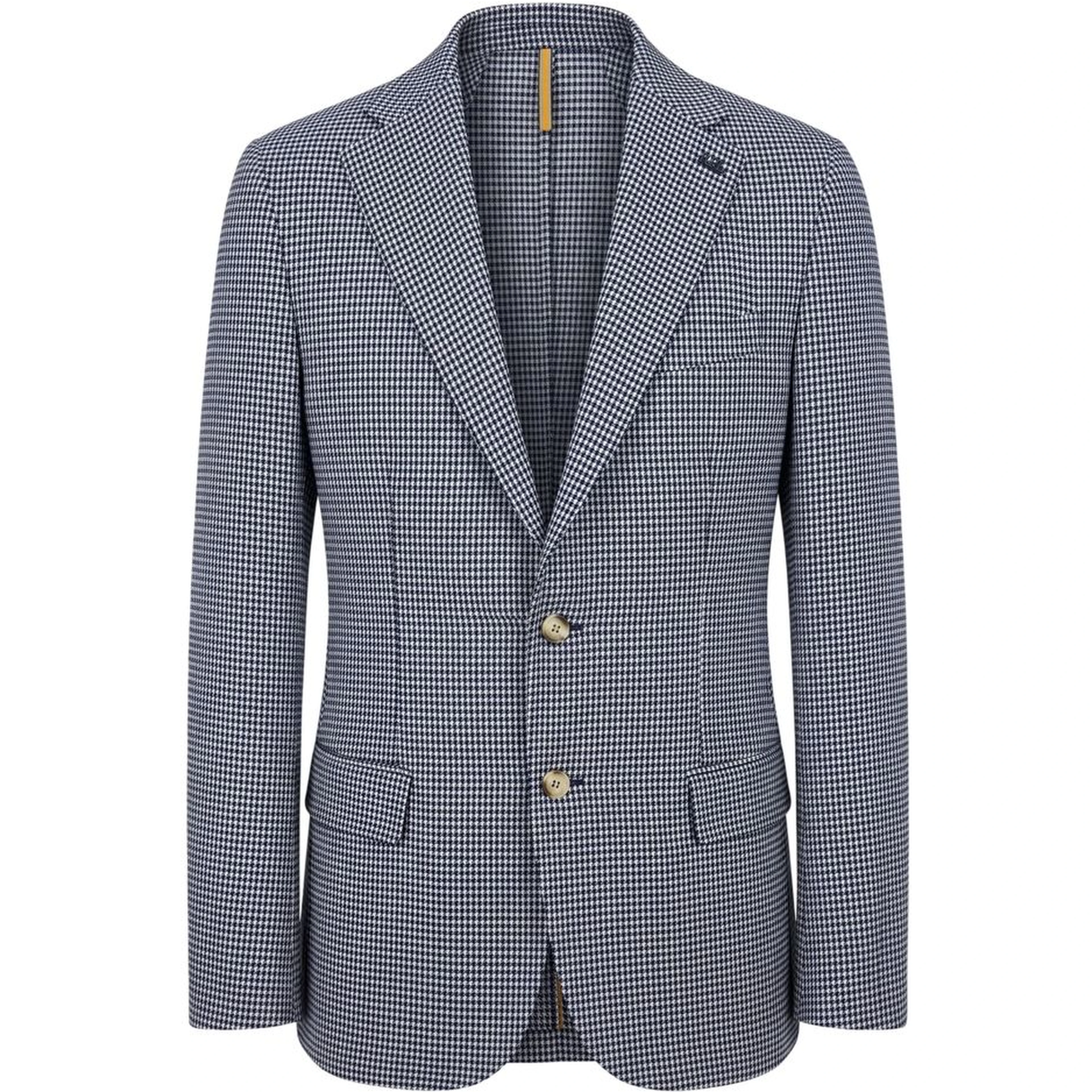 Blue Cotton Men Jacket