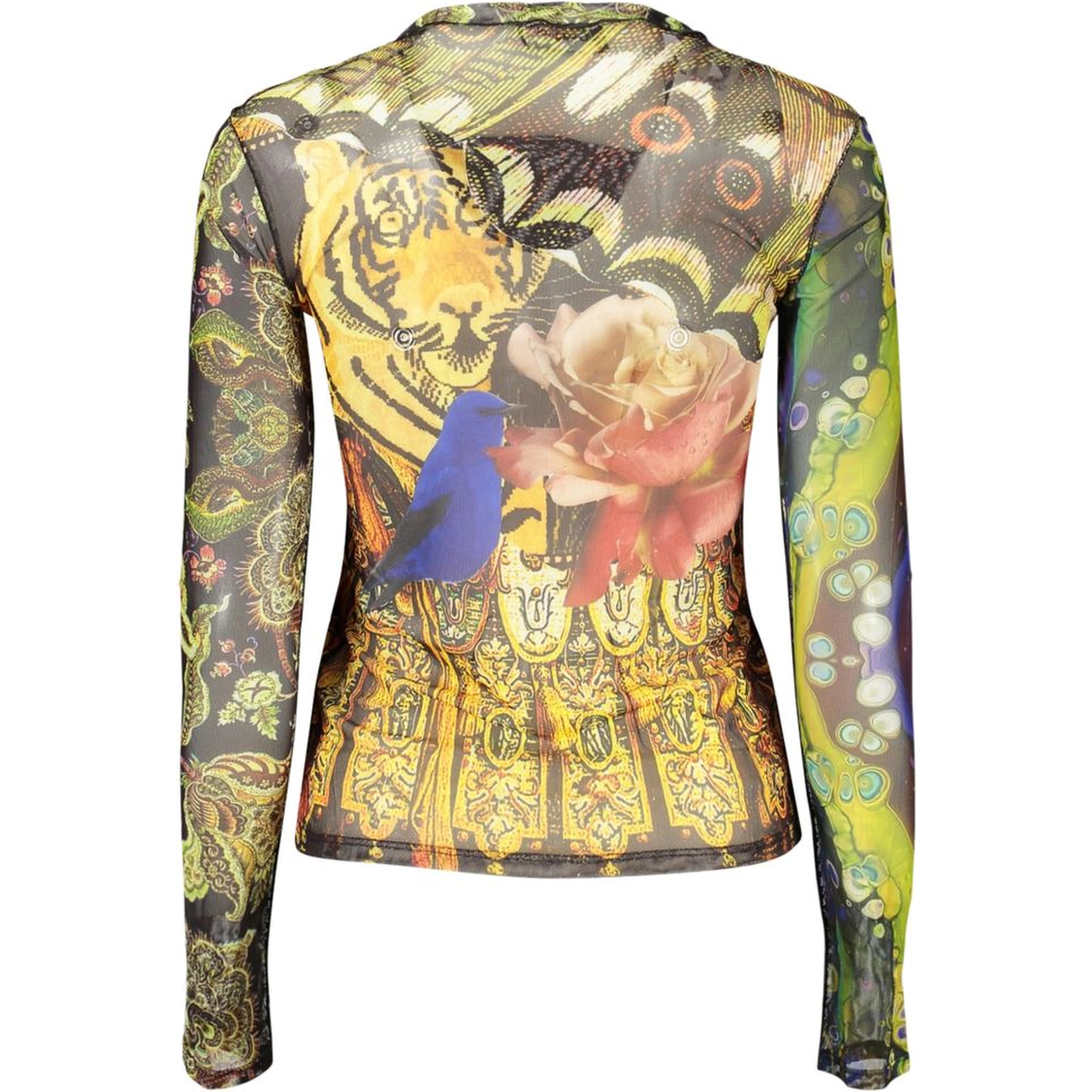 Yellow Polyester T-Shirt