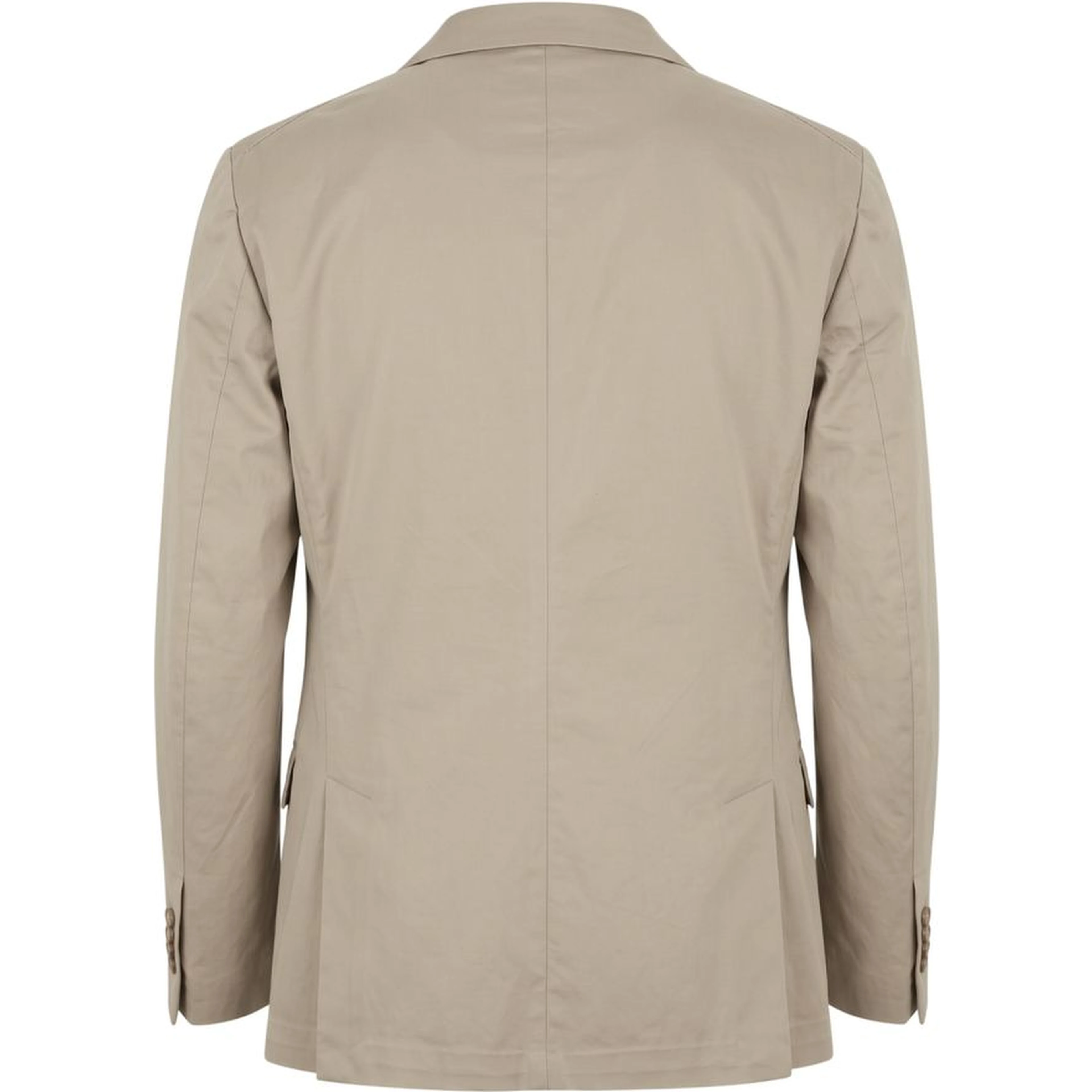 Beige Cotton Men's Jacket